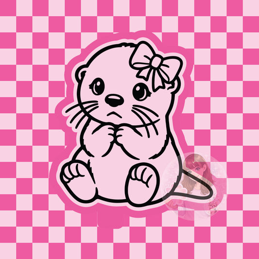 Cute otter silicone freshie mold