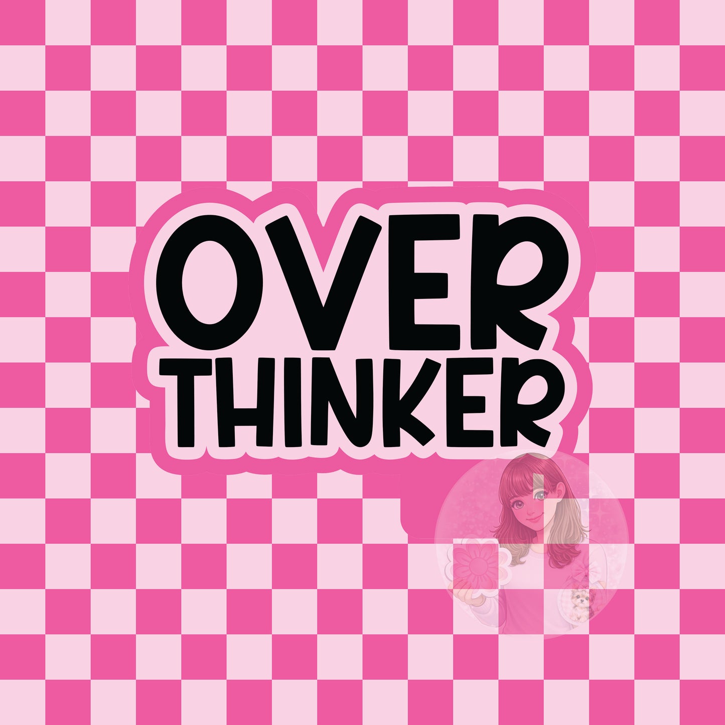 Overthinker silicone freshie mold