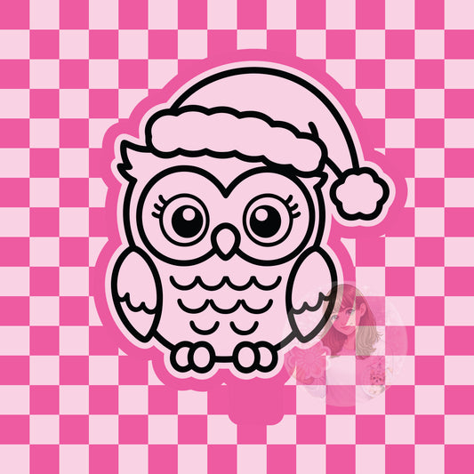 Christmas owl silicone freshie mold