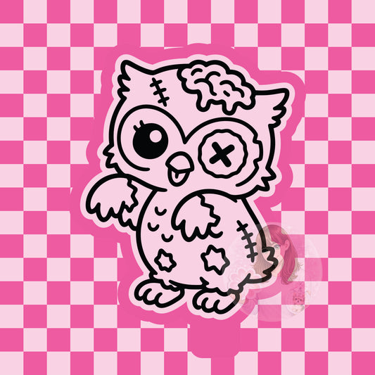 Owl zombie silicone freshie mold