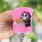 Pancakes and panic attacks retractable badge reel