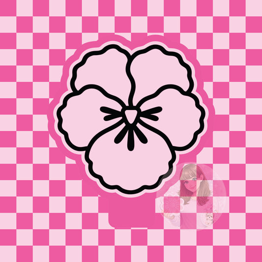 Pansy silicone freshie mold