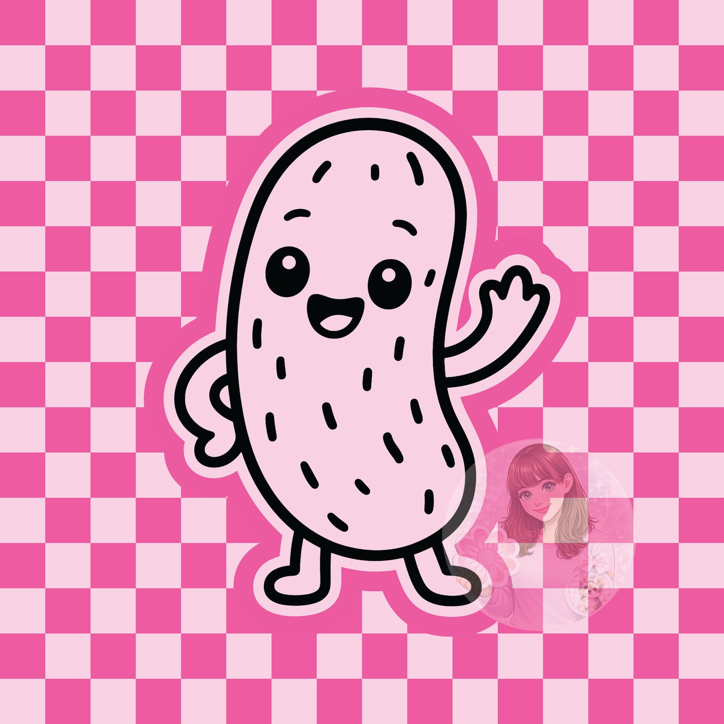 Cute pickle silicone freshie mold