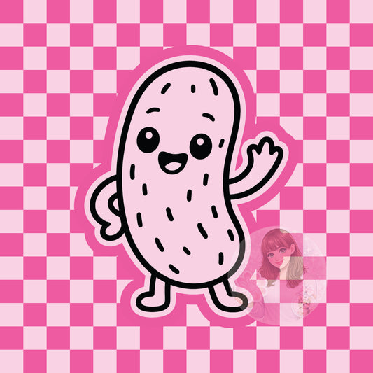 Cute pickle silicone freshie mold