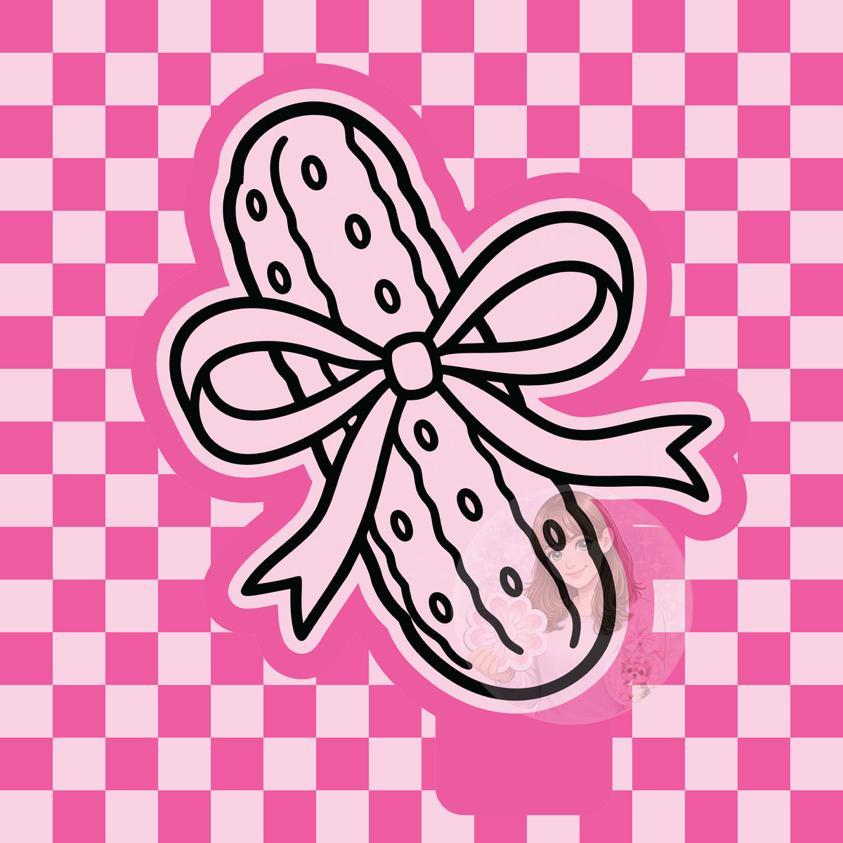 Pickle with bow silicone freshie mold
