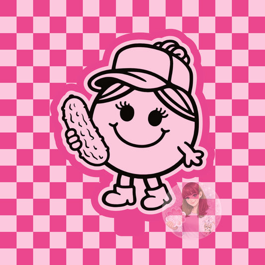 Little Miss Pickle silicone freshie mold