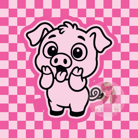 Silly pig silicone freshie mold