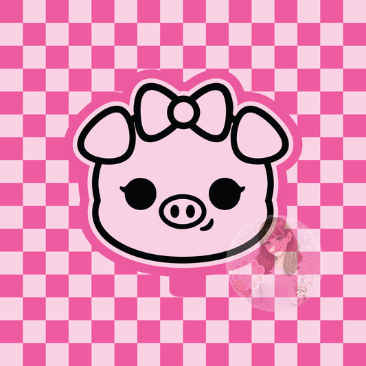 Pig head silicone freshie mold