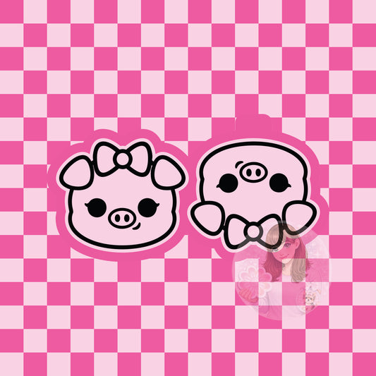 Pig head vent clip silicone freshie mold