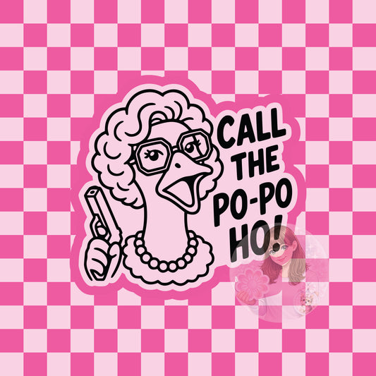 Call the po po ho goose silicone freshie mold