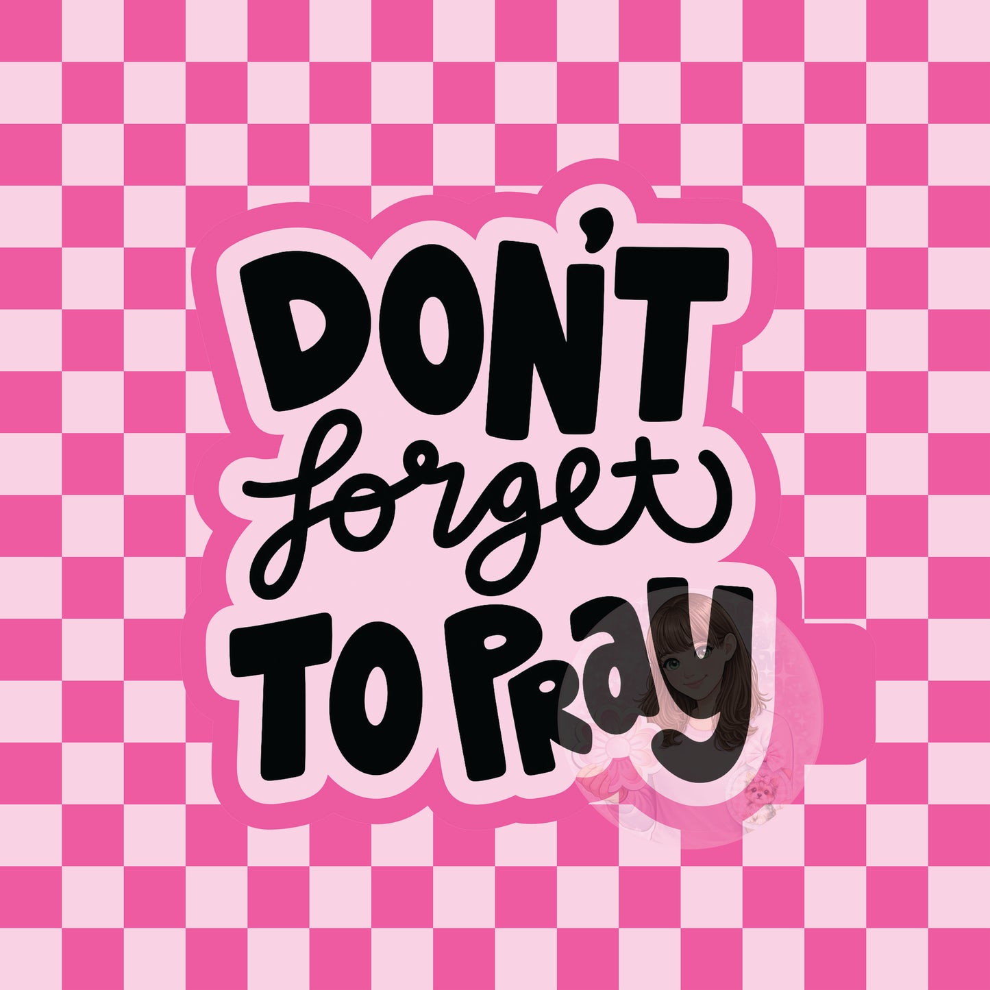 Don't forget to pray silicone freshie mold