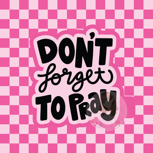 Don't forget to pray silicone freshie mold