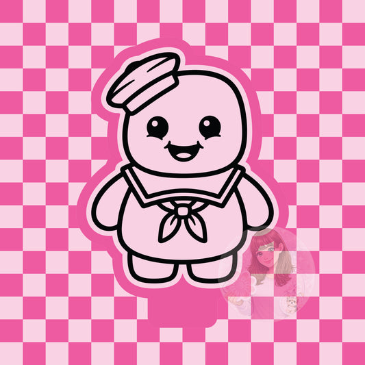 Marshmallow guy silicone freshie mold