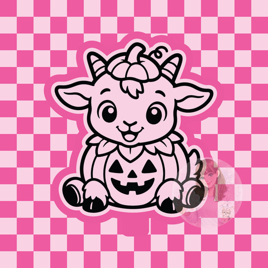 Pumpkin goat silicone freshie mold