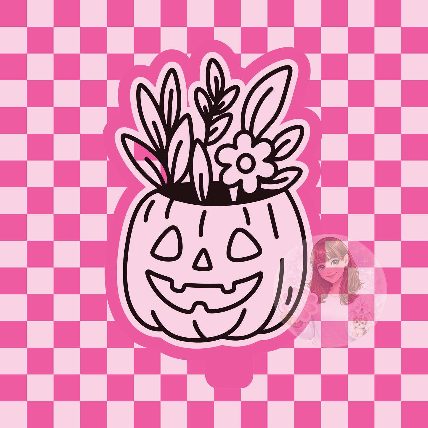 Pumpkin planter silicone freshie mold