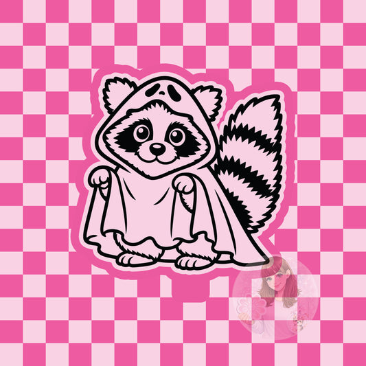 Raccoon ghost silicone freshie mold