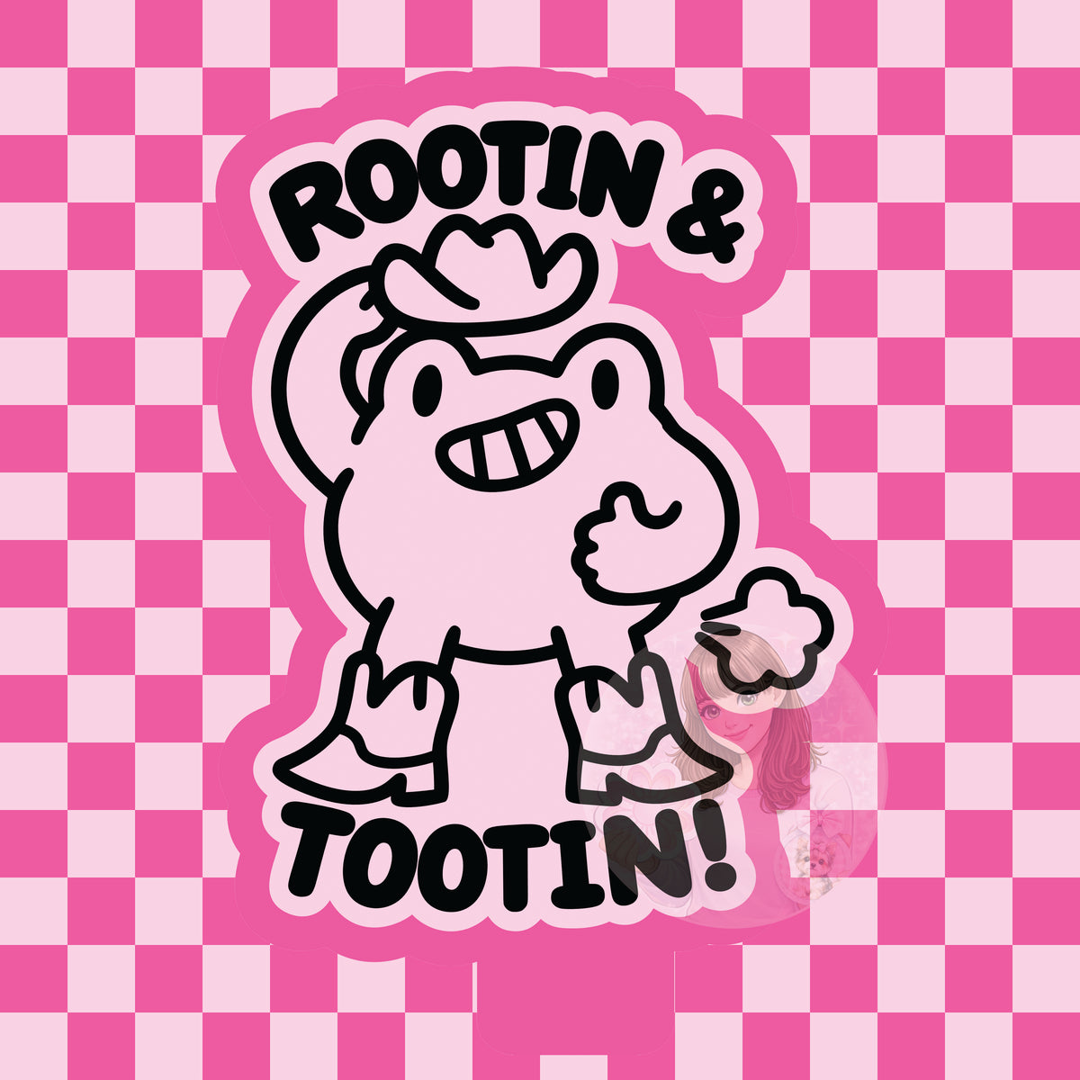 Rootin' and tootin' silicone freshie mold
