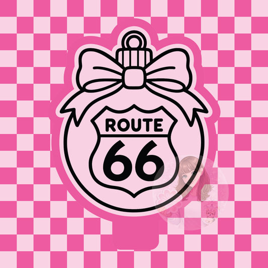 Route 66 ornament silicone mold