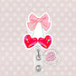 SAMPLE SALE- Cherry acrylic badge reel