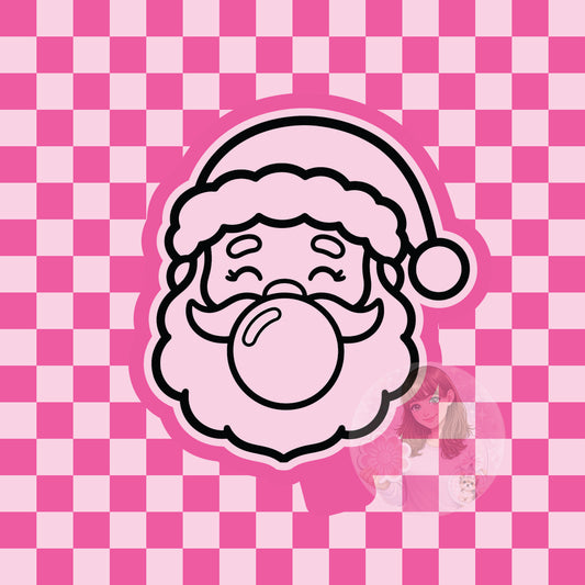 Santa bubblegum silicone freshie mold