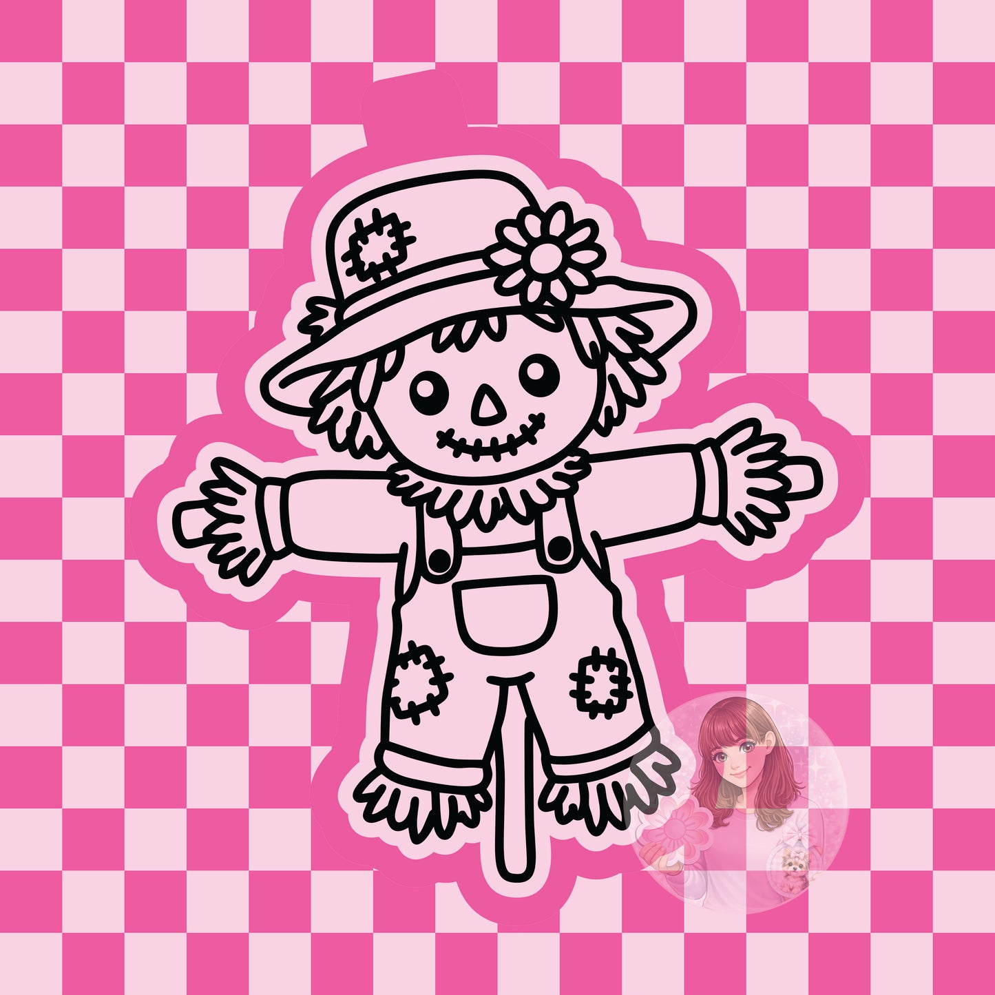 Scarecrow silicone freshie mold