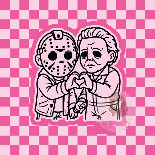 Horror love duo silicone freshie mold