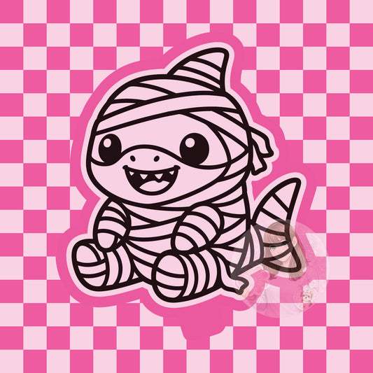 Shark mummy silicone freshie mold