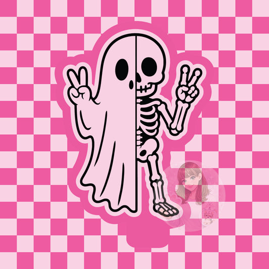 Skelly ghost silicone freshie mold