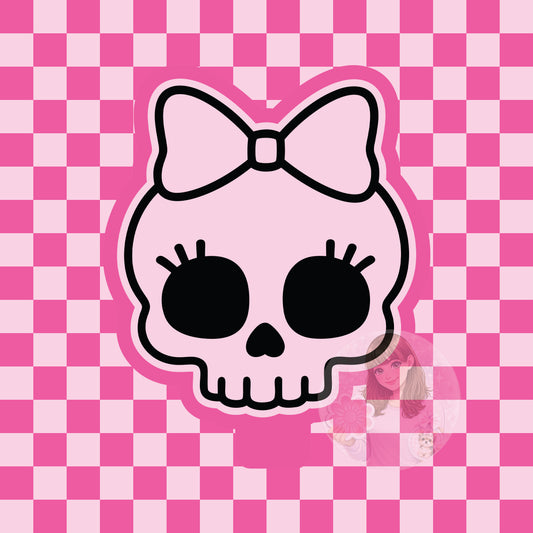 Girly skull silicone freshie mold