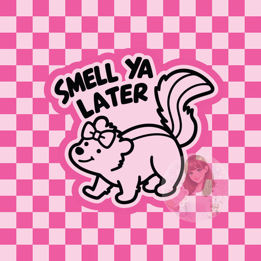 Smell ya later skunk silicone freshie mold