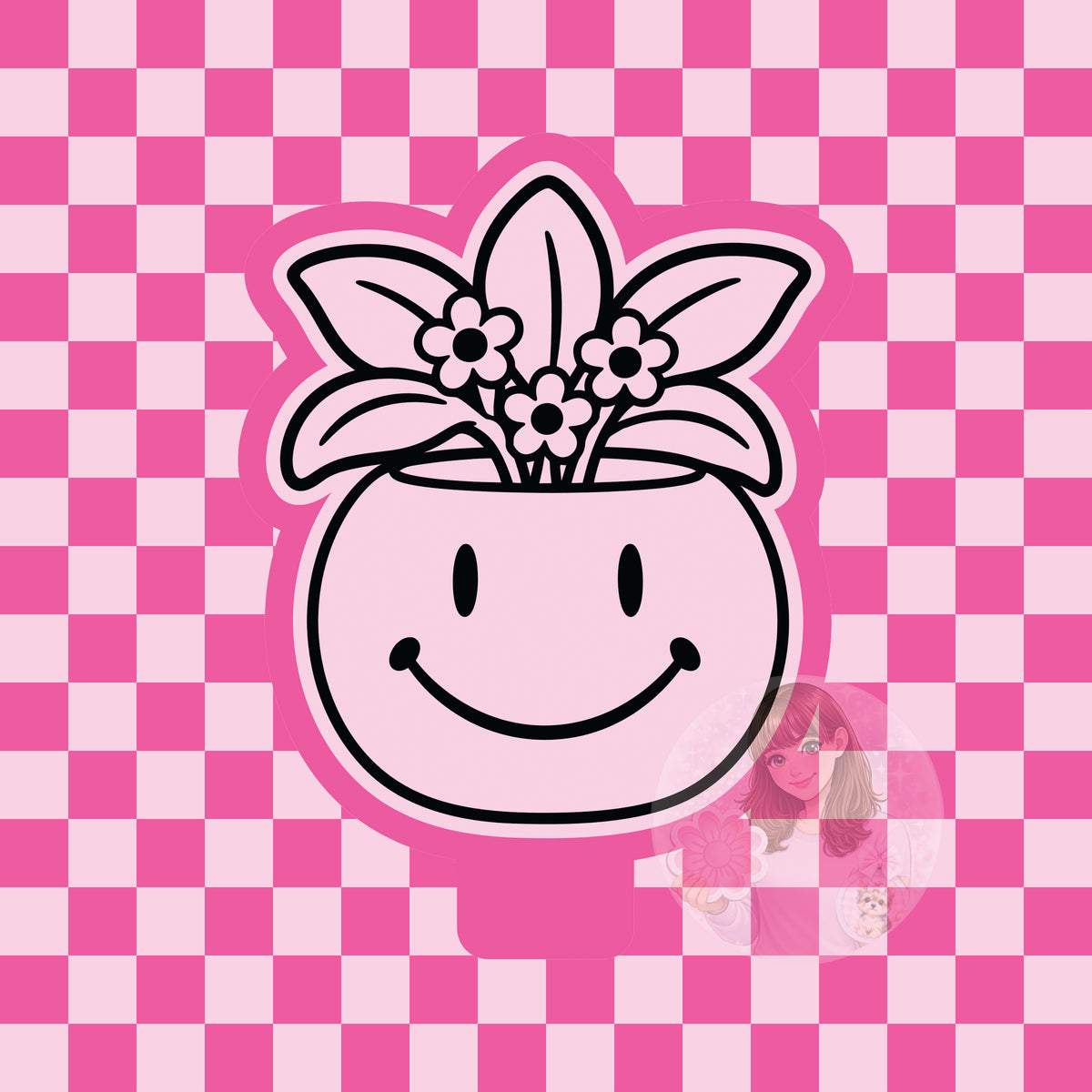 Smile planter silicone freshie mold