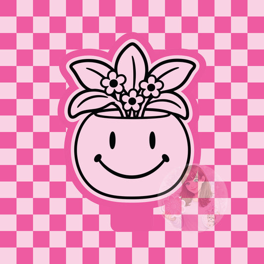 Smile planter silicone freshie mold