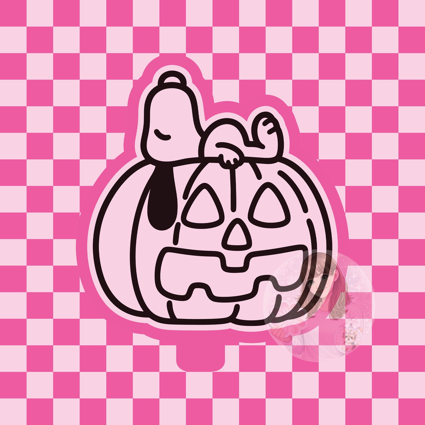 Snoop on pumpkin silicone freshie mold