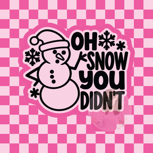 Oh snow you didn't silicone mold