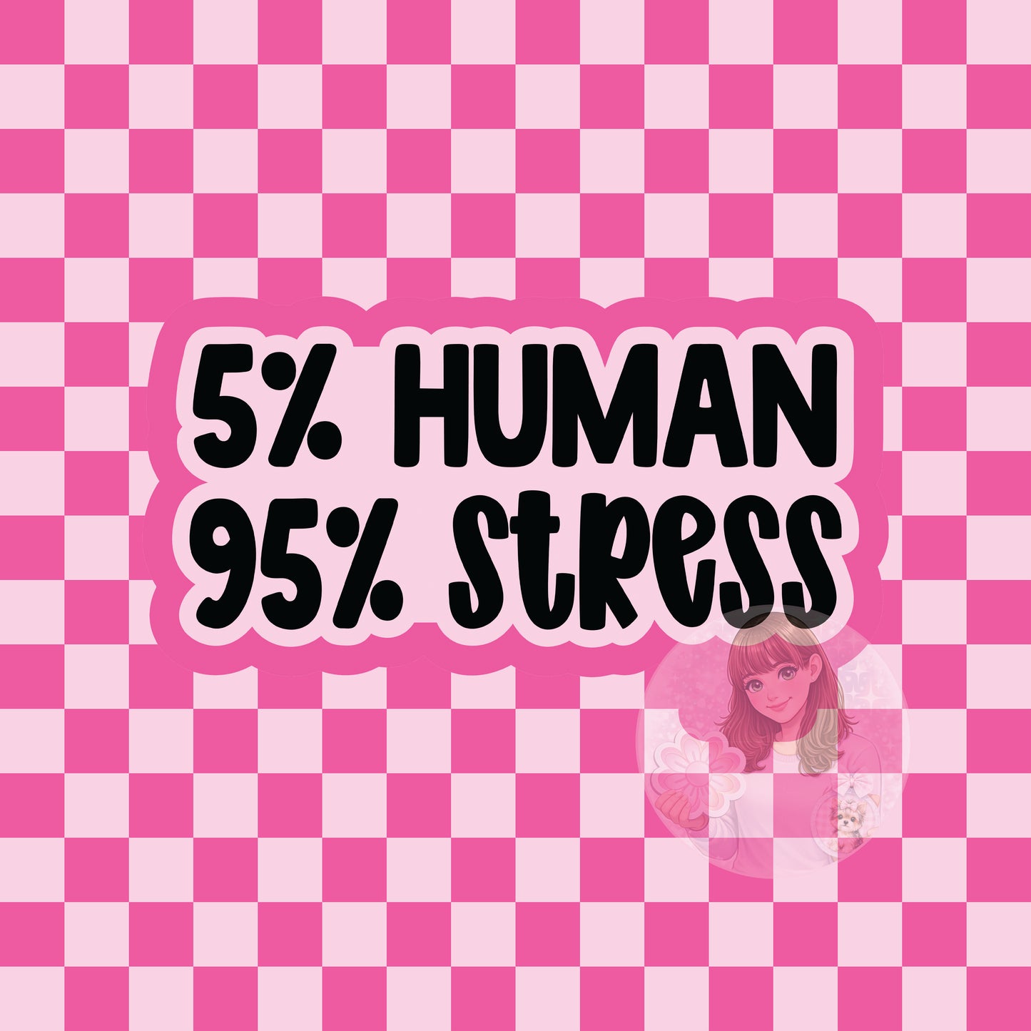 5% human, 95% stress silicone freshie mold