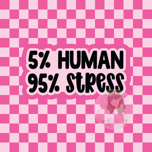 5% human, 95% stress silicone freshie mold