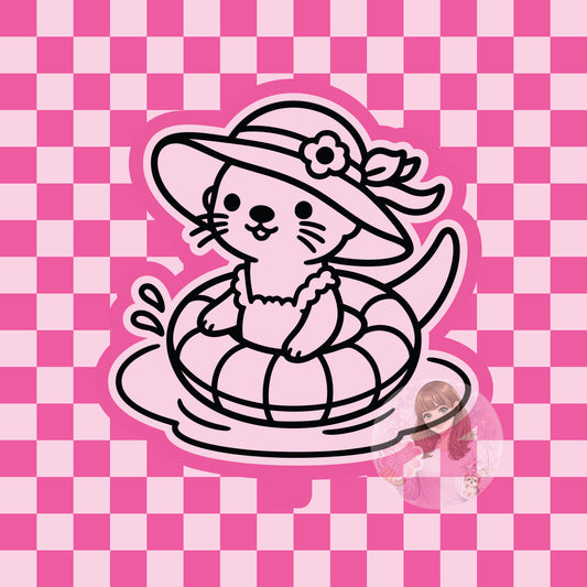 Summer otter silicone freshie mold
