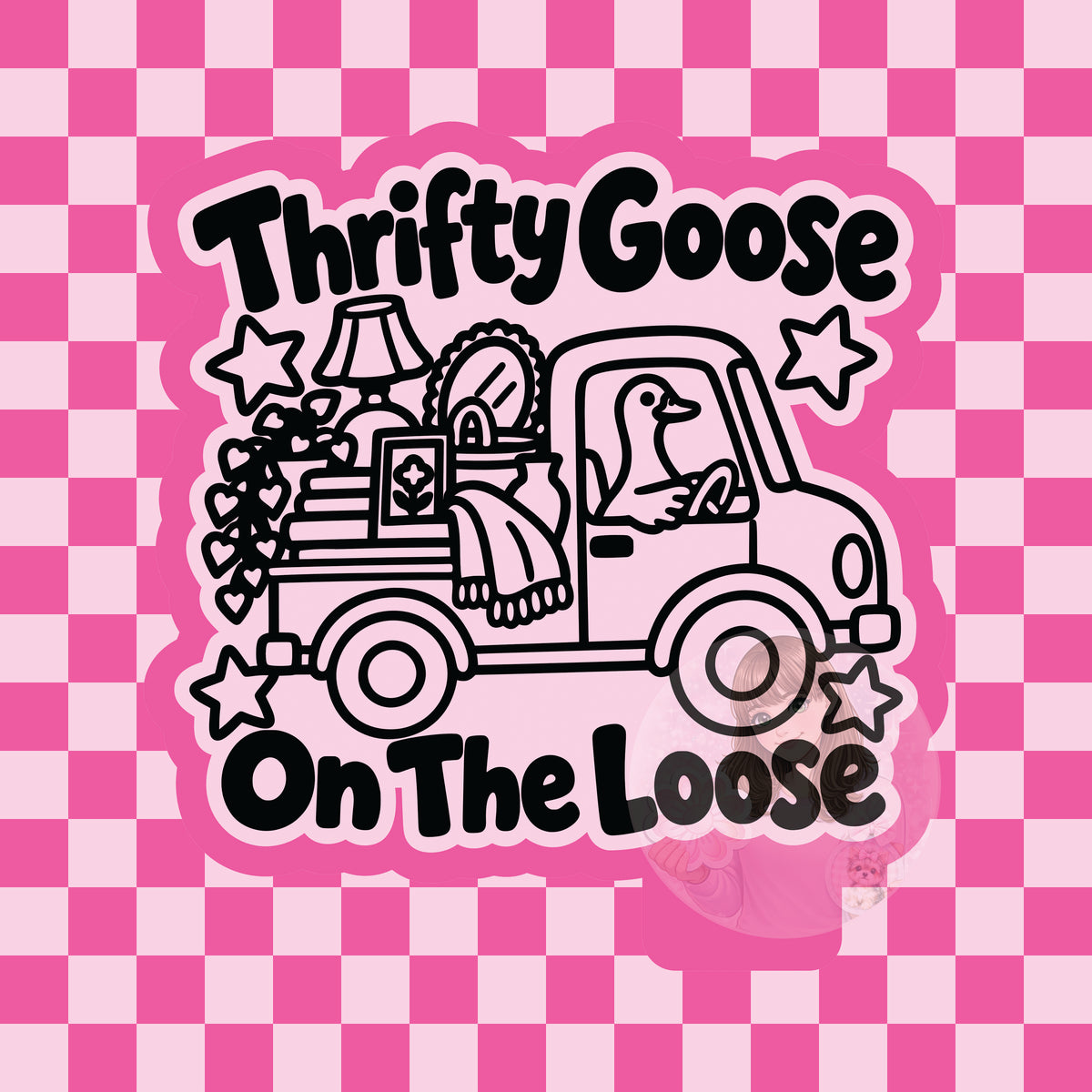 Thrifty goose truck silicone mold