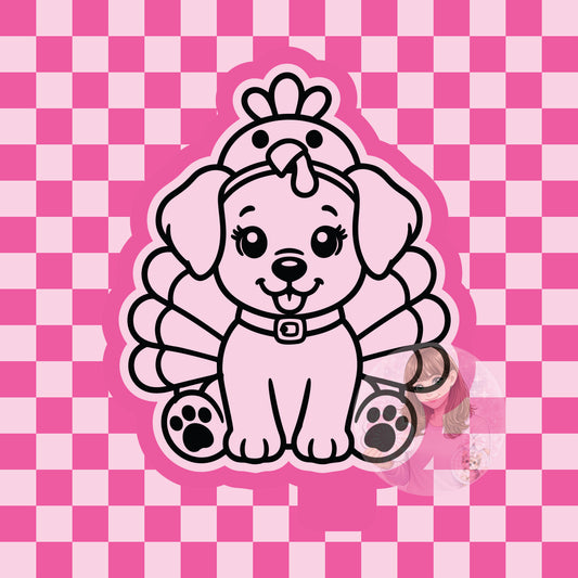 Turkey puppy silicone freshie mold