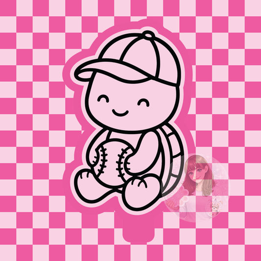 Baseball turtle silicone freshie mold