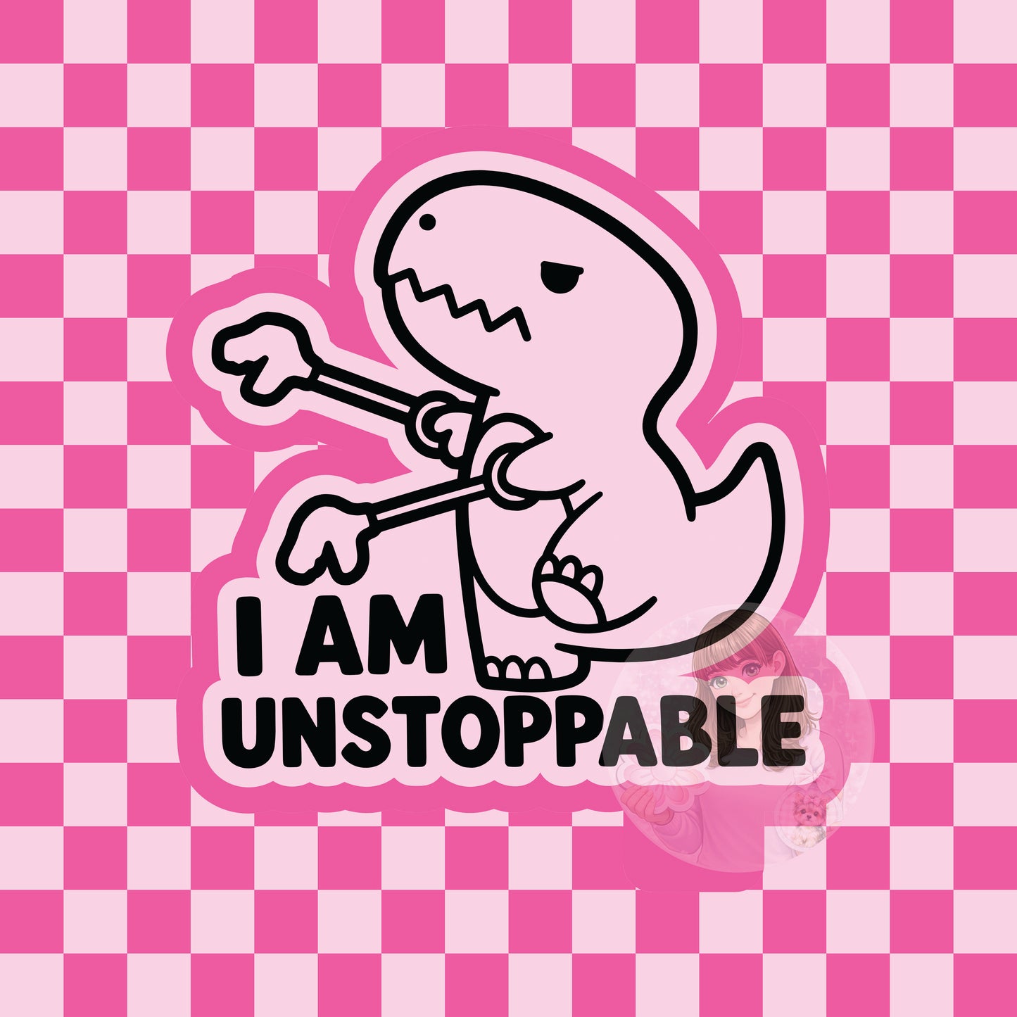 Unstoppable dino silicone freshie mold