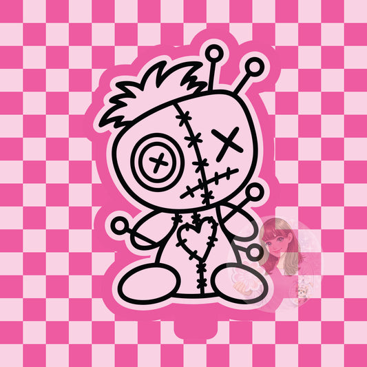 Voo doo doll silicone freshie mold