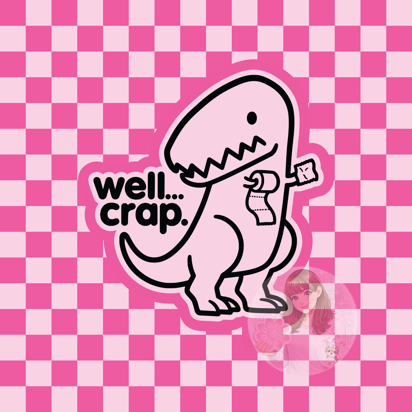 Well crap t-rex silicone freshie mold
