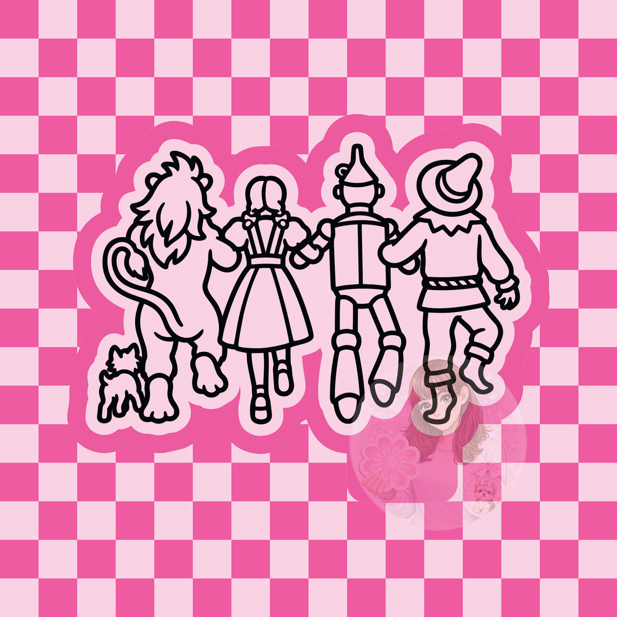 Oz friends silicone freshie mold