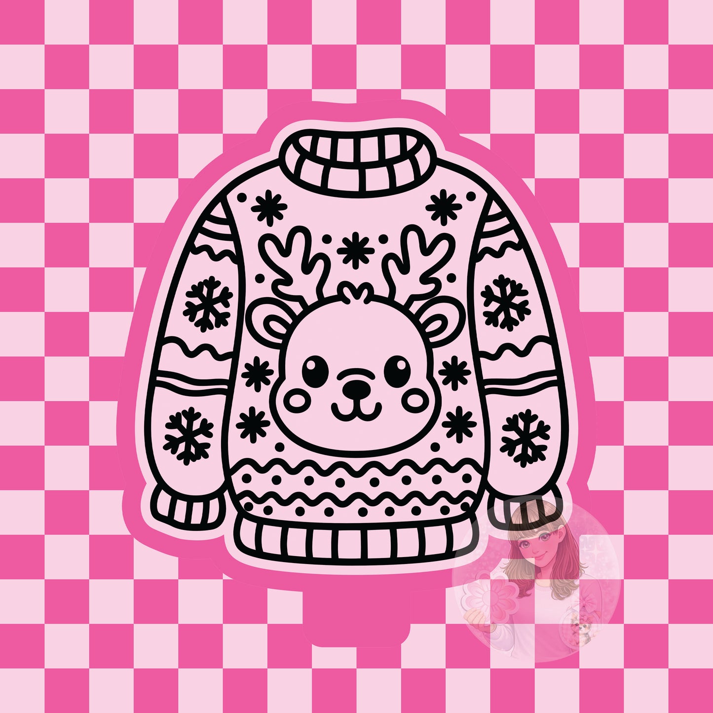 Ugly Christmas sweater silicone freshie mold