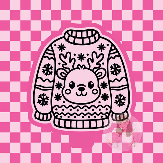 Ugly Christmas sweater silicone freshie mold