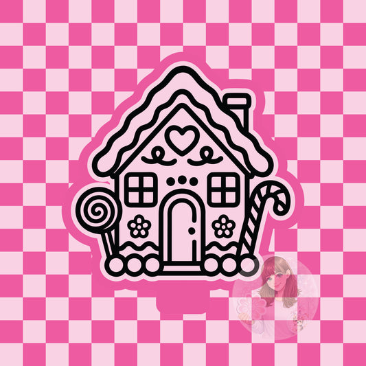 Gingerbread house silicone freshie mold