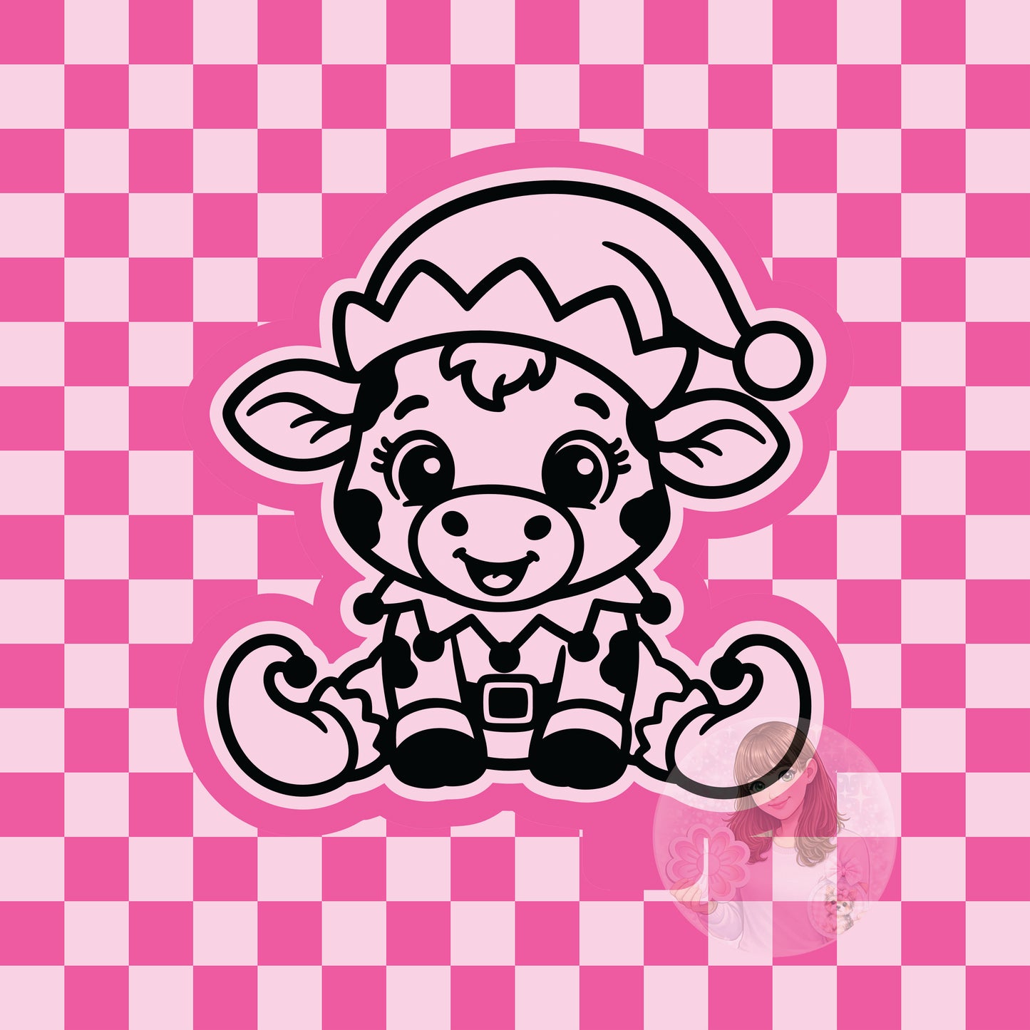 Elf cow silicone freshie mold