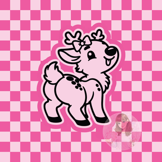 Reindeer butt silicone freshie mold