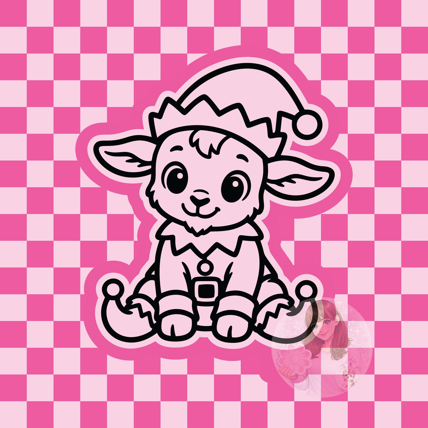 Elf goat silicone freshie mold